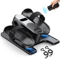 thumbnail image 1 of Patbrela Under Desk Elliptical Machine, Seated Leg Exerciser for Seniors, Quiet Electric Mini Elliptical with Remote, 12 Adjustable Speeds, Auto & Manual Modes, Black, 1 of 9