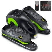 Under Desk Elliptical Machine for Seniors, Electric Seated Pedal Exerciser, Quiet & Compact Mini Elliptical Trainer with LCD Display Monitor and Remote Control, Home Office Leg Exerciser