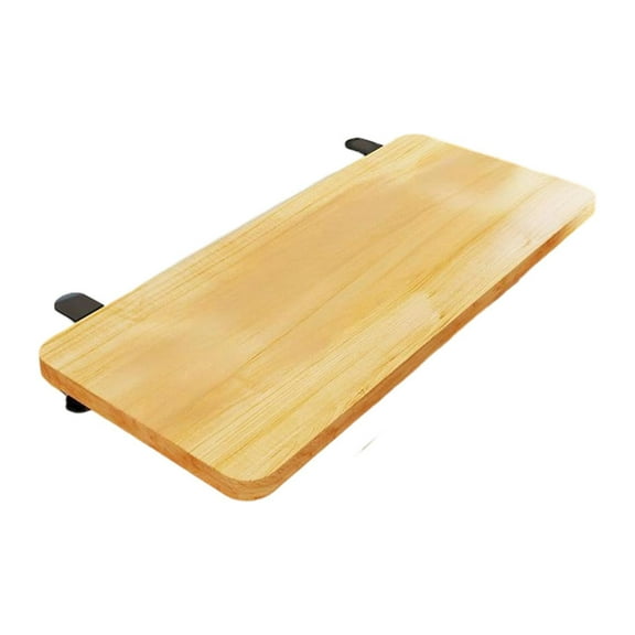 Desk Extender Tray Elbow Arm Keyboard Tray Computer Table Armrest Wood Metal Construction for Home Office Workspace