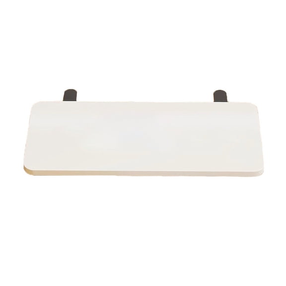 Desk Extender Tray, Punch-Free Clamp on 90° Foldable Keyboard Drawer Tray, Table Mount Armrest Shelf, Computer Elbow Arm Support (White, 19.7"*9.8"*0.5"/50cm*25cm*1.2cm)