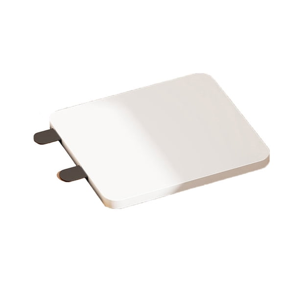 Desk Extender Tray, Punch-Free Clamp on 90° Foldable Keyboard Drawer Tray, Table Mount Armrest Shelf, Computer Elbow Arm Support (White, 6.9"*9.8"*0.5"/17.5cm*25cm*1.2cm)