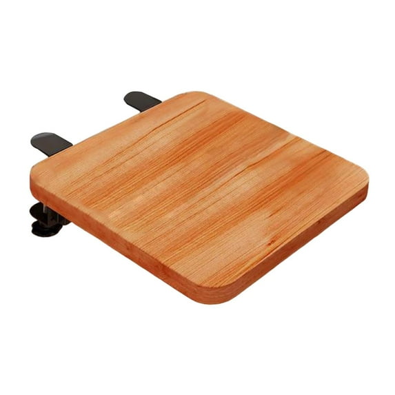 Desk Extender Tray Side Table Armrest Foldable Wood Metal Expansion for Office Home Bedroom Use