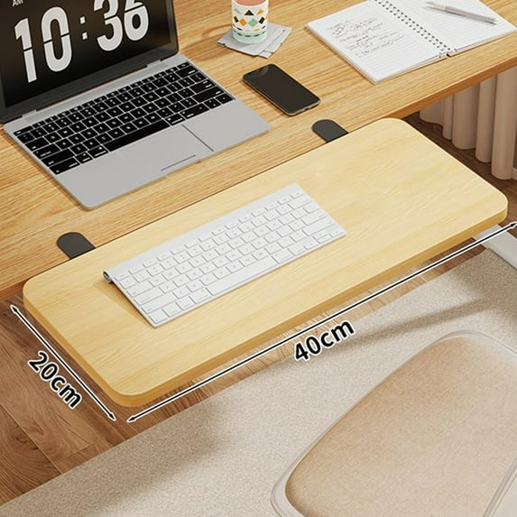 Desk Extender Tray Wrist Support 90° Foldable Computer Arm Rest Office Supplies