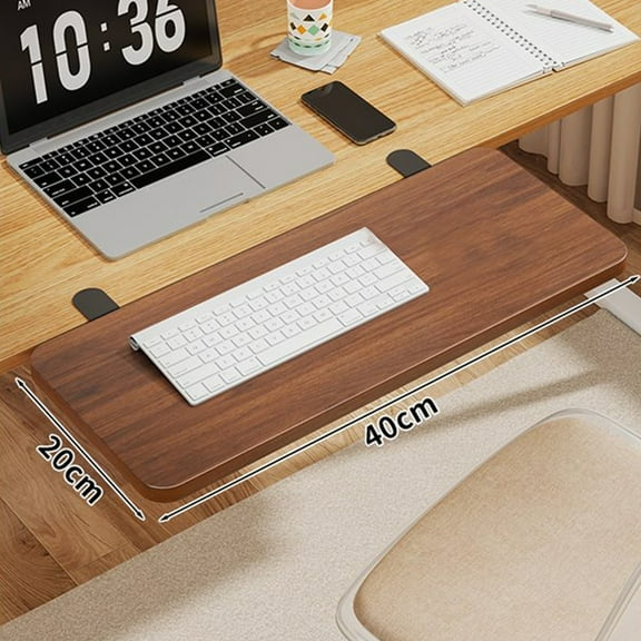 Desk Extender Tray Wrist Support 90° Foldable Computer Arm Rest Practical Clamp On Keyboard Tray Office Supplies