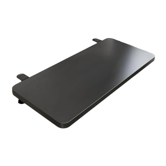 Desk Extension Tray Clamp on Shelf Foldable Board Wood Construction for Office Computer Table
