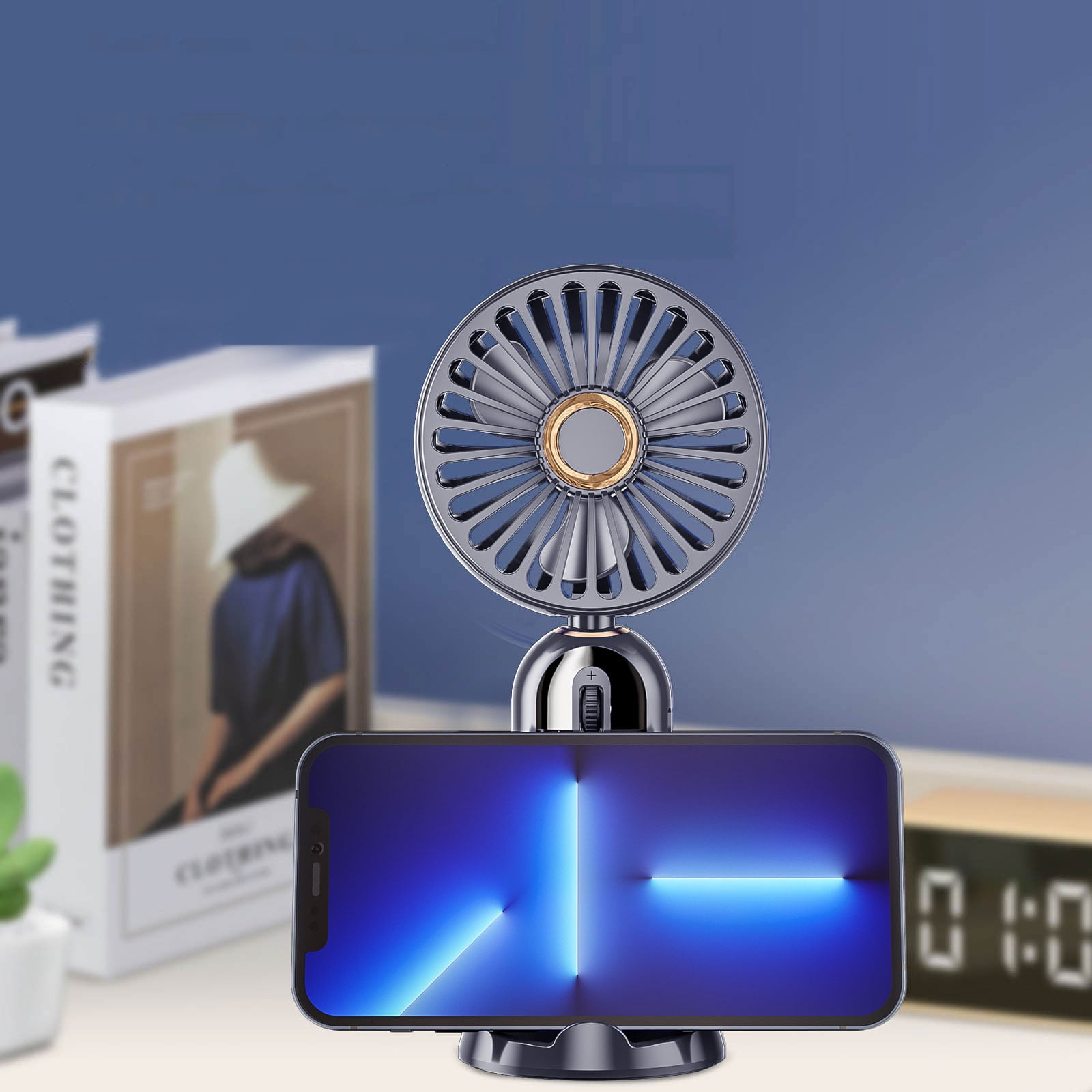 Desk Fan Noise Oscillating Clip Fan with Cord Portable Fans Loud Fans