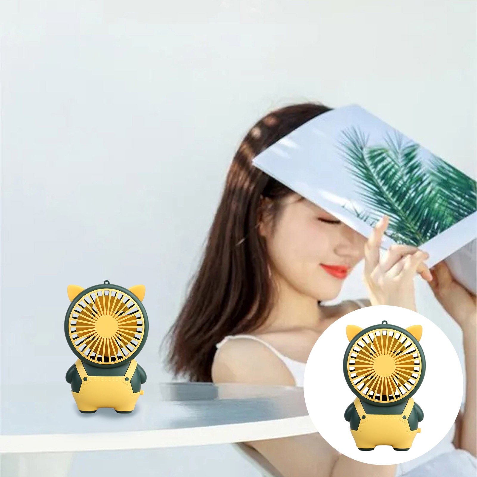 Desk Fan Plug in Oscillating Wall Mount Outdoor Fan Fans Portable Metal