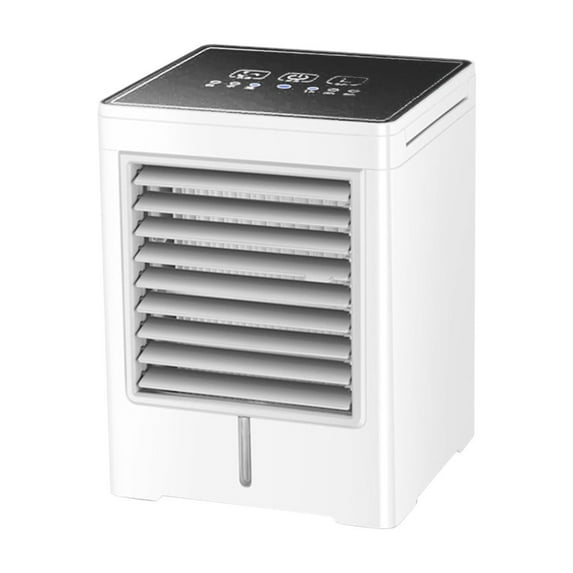 Desk Fan Portable Air Conditioner Fan,3 Speeds 800ml Water Rechargeable Evaporative Portable Cooler With Night Light USB Charging Misting Fan Suitable for Bedrooms,Offices and Cars