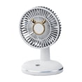 thumbnail image 1 of Desk Fan Rechargeable Portable Round Base 10x10x17 cm for Home Office Outdoor Gift, 1 of 6