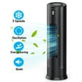 Desk Fan, TaoTronics 16" Oscillating Tower Fan, Desk Table Fan with 3 Speeds, Quiet Cooling, 80