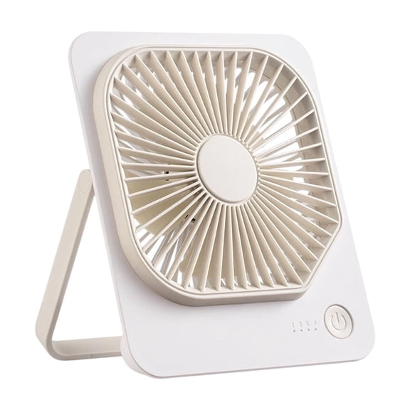 Desk Fan,Wall Mounted Or Standing Portable Fan USB Rechargeable 4 Speeds Lightweight,10+ Working Hours Small Fan Suitable For Travel Home Office And Bedroom Use