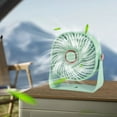 thumbnail image 1 of Desk Fans Clearance, Desk Fan With USB Charging Three-speed High Wind Power Hanging Mini Electric Fan, 1 of 6