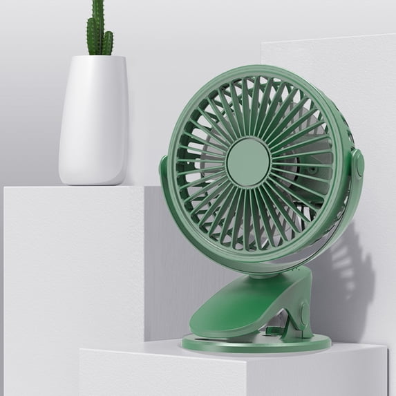 Desk Fans Small Quiet Portable Silent 3-Speed Wind Personal Mini Fan with Clip for Home Office Car Indoor Outdoor