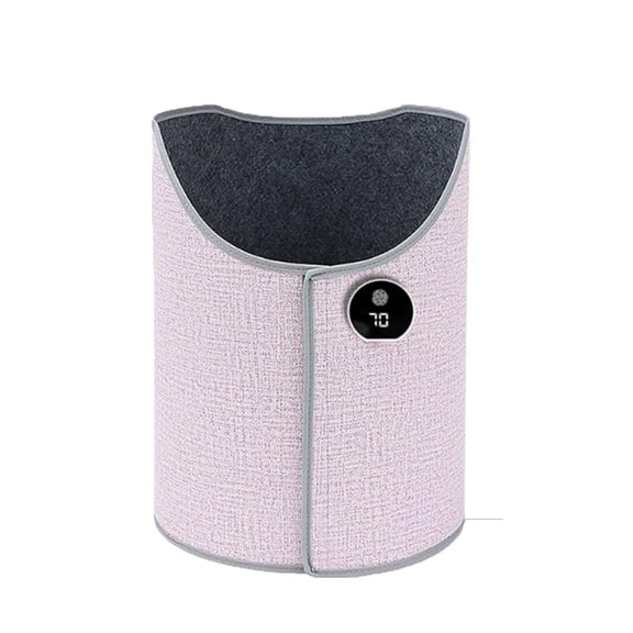 Under Desk Foot and Leg Warmer, Portable Electric Heater with Soft Blanket, Foldable Personal Space Heater for Office & Home Use, Quiet Under Desk Heating with Thermostat Control
