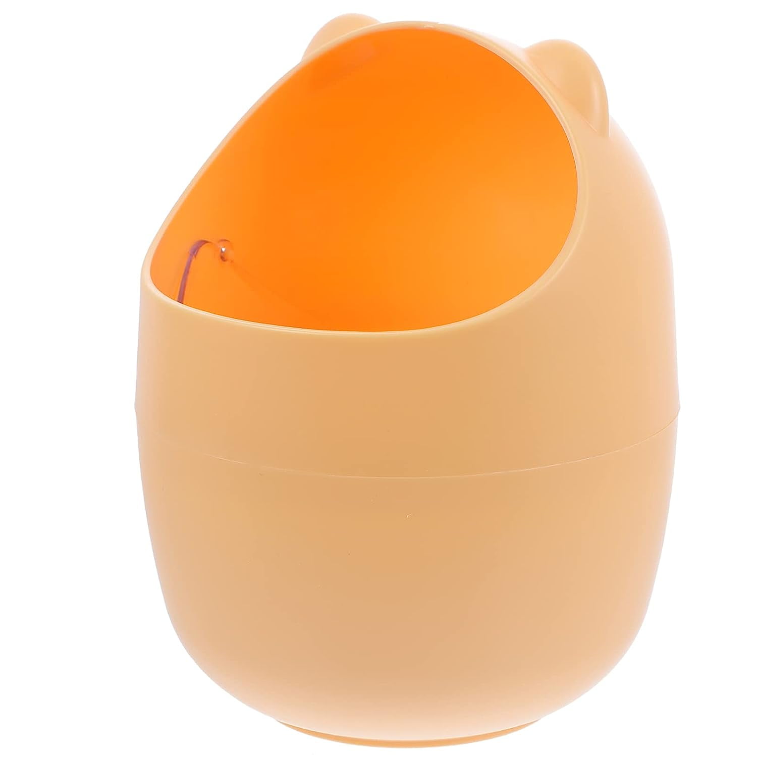 Desk Garbage Cute Mini Desktop Trash Bin With Swing Lid Small Desktop