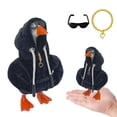 thumbnail image 1 of Desk Goose Magnetic Statue with Outfits Tabletop Ornament Mini Clothes Accessory for Office Home Decor, 1 of 5