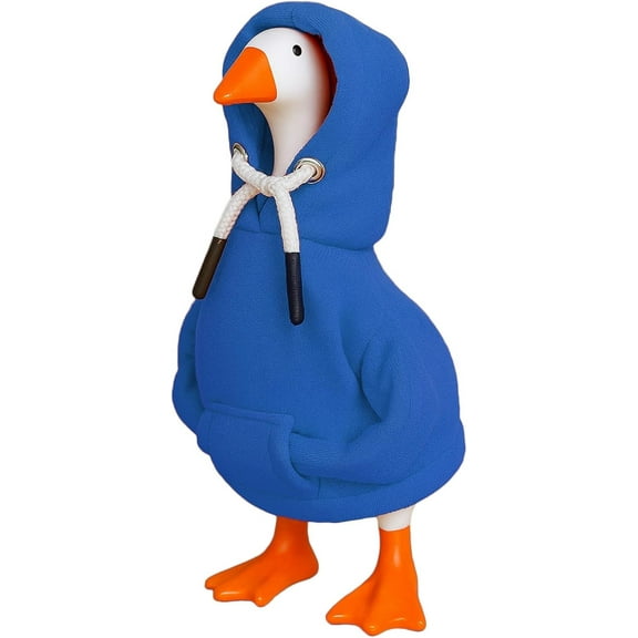 Desk Goose Outfits 7 Inch, Desktop Goose Accessory Mini Halloween Hoodie for Desk Goose Magnetic Goose Statue Key Holder Clothes for Table Decor