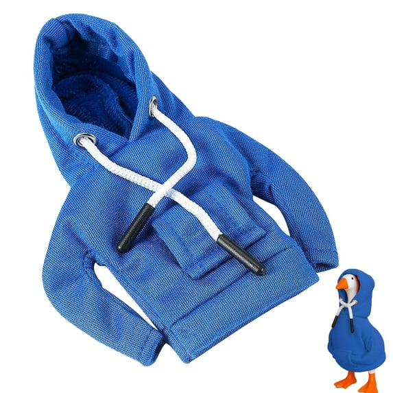 Desk Goose Outfits 7 Inch Mini Goose Hoodies, Tabletop Goose Clothes, Mini Porch Goose Accessory for Goose Statue, Funny Porch Gooses Decor