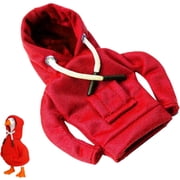 Desk Goose Outfits 7 Inch Mini Goose Hoodies, Tabletop Goose Costume, Mini Porch Goose Accessory for Magnetic Goose Statue, Funny Porch Gooses Decor Costum for Desk Geese Statue