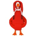 thumbnail image 1 of Desk Goose Statue - Magnetic Tabletop Decor, Whimsical Housewarming Gift, Modern Craft Aesthetic, Mini Porch Goose with Key Clothes, 1 of 9