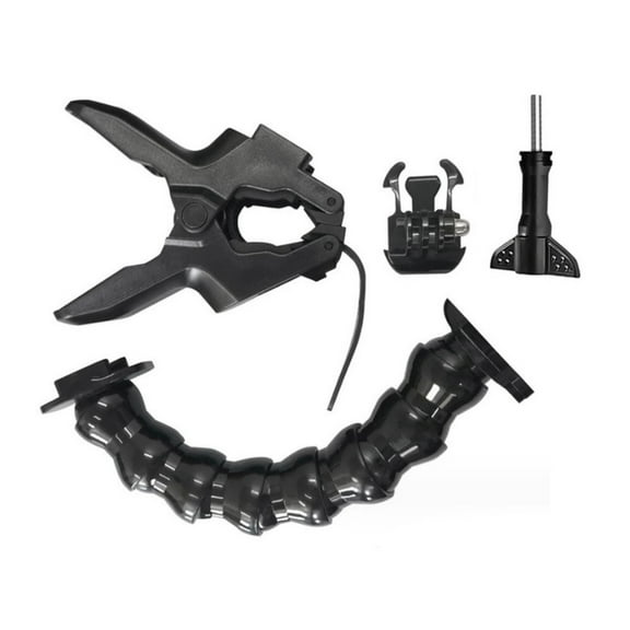 Desk Gooseneck Stand for Action Camera Flexible Clamp Mount Adjustable Long Arm Clip Clamp Mount Camera Accessories