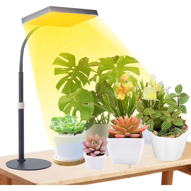 Desk Grow Lights for Indoor Plants, Table Top Grow Light UVIR Full