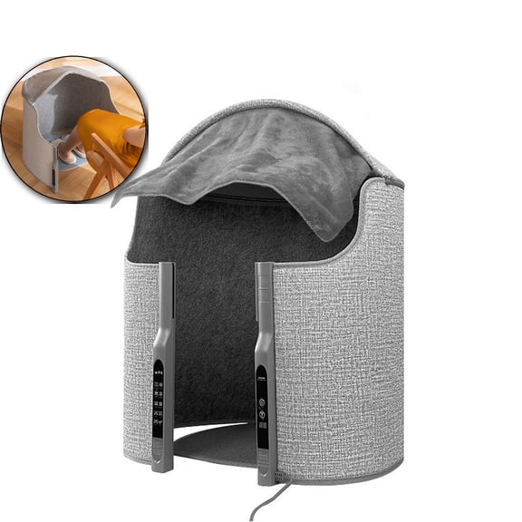 Under Desk Heater, Quiet Portable Foot Warmer for Office & Home Use, Fast Heating Personal Space Heater Panel for Under Desk Leg Warmth, 5 Temp & 7 Timer Settings, Auto Shut Off, Ideal as a Gift