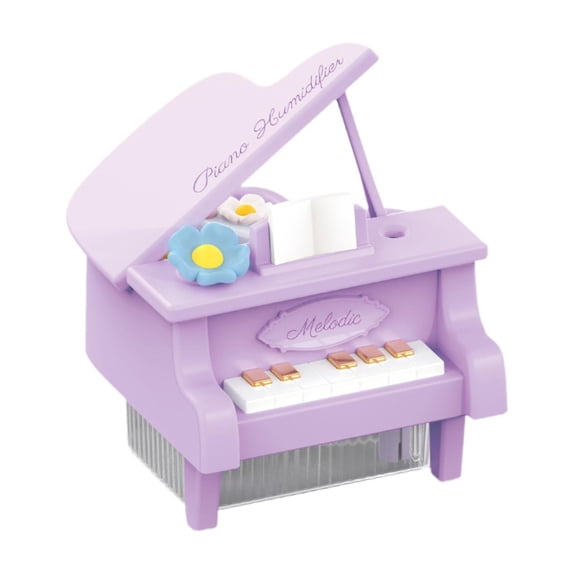 Desk Humidifier Cool Mist Air Purifier with Unique Piano Shaped Design for Office Dorm Room Housewarming Gift