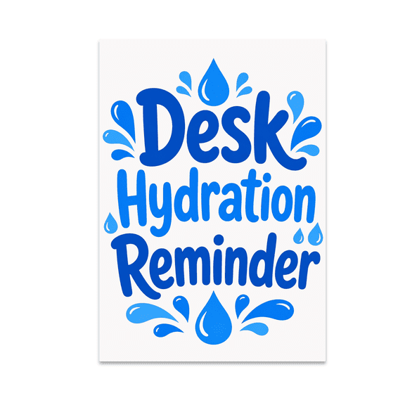 Hydration Desk Hydration Station Sign