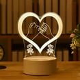 thumbnail image 1 of Desk LED Night Light Creative Bedroom Bedside Table Day Lamp Valentine's U9 New R3F2, 1 of 6