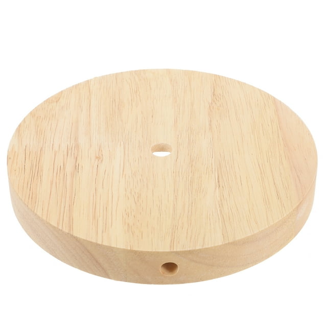Desk Lamp Base Replacement Table Base Round Wooden Table Lamp Base DIY Wood Lamp Base