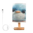 thumbnail image 1 of Desk Lamp Bedside Lamp 5.12x9.7In LED Lamp With USB Charging Interface For Bedroom Living Room Office Study Stylish Decoration Adorable Little Blue Bird, 1 of 7