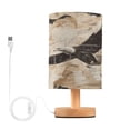 thumbnail image 1 of Desk Lamp Bedside Lamp 5.12x9.7In LED Lamp With USB Charging Interface For Bedroom Living Room Office Study Stylish Decoration The Bald Eagle and Newspapers, 1 of 7