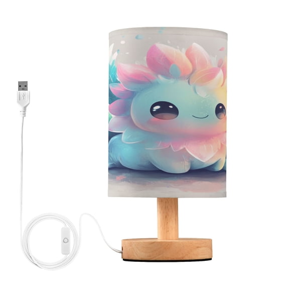 Desk Lamp Bedside Lamp 5.12x9.7In LED Lamp With USB Charging Interface For Bedroom Living Room Office Study Stylish Decoration A Cartoon Dragon