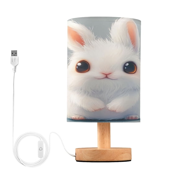 Desk Lamp Bedside Lamp 5.12x9.7In LED Lamp With USB Charging Interface For Bedroom Living Room Office Study Stylish Decoration Adorable Bunny