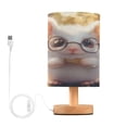 thumbnail image 1 of Desk Lamp Bedside Lamp 5.12x9.7In LED Lamp With USB Charging Interface For Bedroom Living Room Office Study Stylish Decoration Adorable White Mouse, 1 of 7
