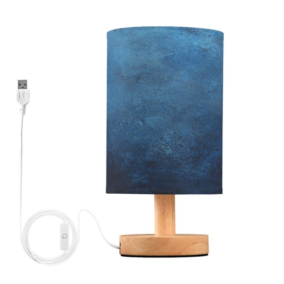 Desk Lamp Bedside Lamp 5.12x9.7In LED Lamp With USB Charging Interface For Bedroom Living Room Office Study Stylish Decoration Beautiful Blue