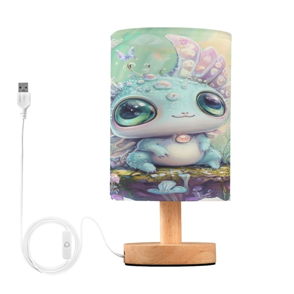Desk Lamp Bedside Lamp 5.12x9.7In LED Lamp With USB Charging Interface For Bedroom Living Room Office Study Stylish Decoration Lovely Cartoon Dragon