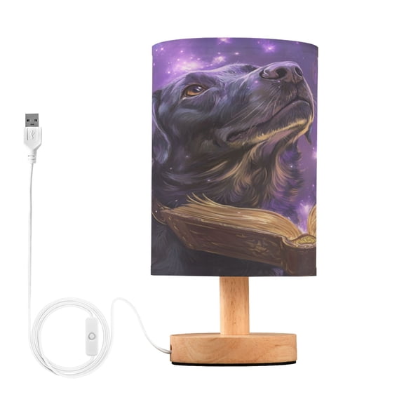 Desk Lamp Bedside Lamp 5.12x9.7In LED Lamp With USB Charging Interface For Bedroom Living Room Office Study Stylish Decoration Magic Book Dog