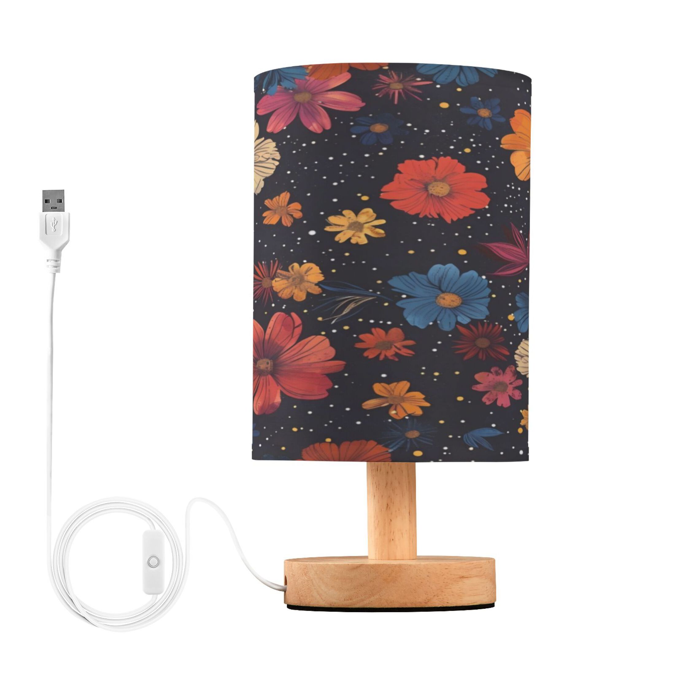 Desk Lamp Bedside Lamp 5.12x9.7In LED Lamp With USB Charging Interface