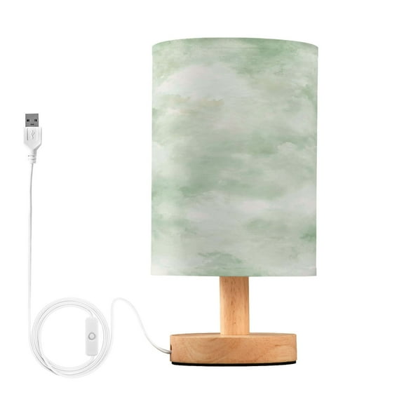 Desk Lamp Bedside Lamp 5.12x9.7In LED Lamp With USB Charging Interface For Bedroom Living Room Office Study Stylish Decoration Super Cool Light Green