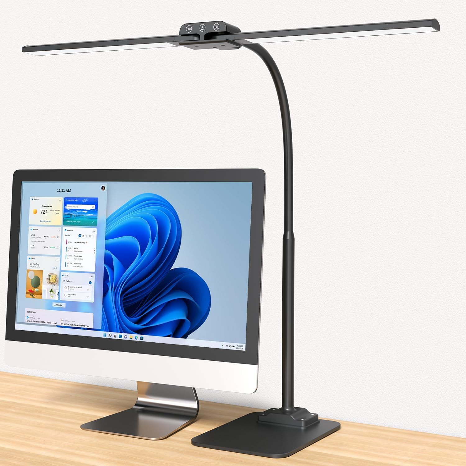中古美品 BenQ ScreenBar E-Reading Lamp（AR17） ○○BenQ Screen Bar Plus e-Reading Lamp AR17_C Silver