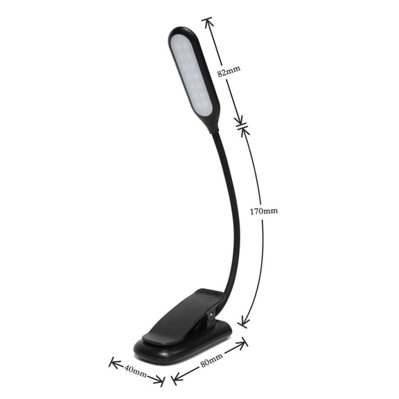 Desk Lamp Lamp Music Score Light LED Desk Lamp with Clamp Professional Music Stand Light 3 Light Sources Eye Protection USB Rechargeable Battery Clip On Lamp for Piano Sheet Music