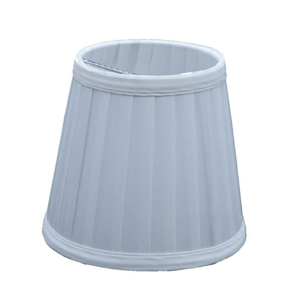 Desk Lamp Shade, Lampshade 3.14''Top X 4.72'' Bottom X 4.33'' High, Replacement Lamp Shade Natural Linen Hand Crafted for Table Lamps Floor Lamps Chandelier Lamp, Easy Assembly Required(White)