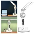 Desk Lamp Table Lamp LED Table Lamp With Fan USB Charging Port Adjustable Foldable Table Lamp ...