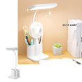 thumbnail image 1 of Desk Lamps for Home Office, Adjustable Brightness, Adjustable Gooseneck Reading Lamp,Rechargeable,Led, Eye_Protection Learning Lamp with Pen Holder, College Dorm Room Lighting Gifts,1Pcs, 1 of 8