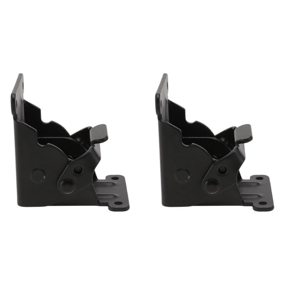 YOSADIER 2Pcs Furniture Folding Hinge Black Table Leg Hinge Replacement Accessory