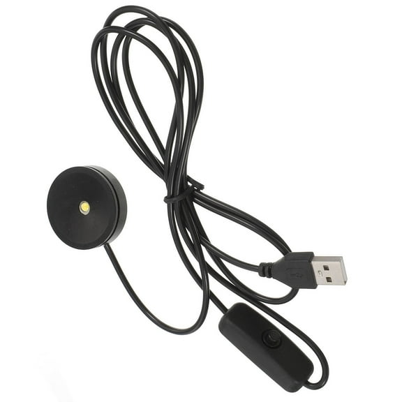 Homoyoyo LED Aluminum Ultrathin Lamp Black Display Light USB Powered