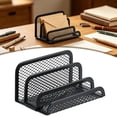thumbnail image 1 of Desk Mail Organizer,Mail Sorter,Small File Holders,Letter Metal Mesh Document,Office Small Desktop Metal Mesh Envelope Letter Sorter Paper File Holder Organizer with 3 Vertical Upright Compartment, 1 of 9