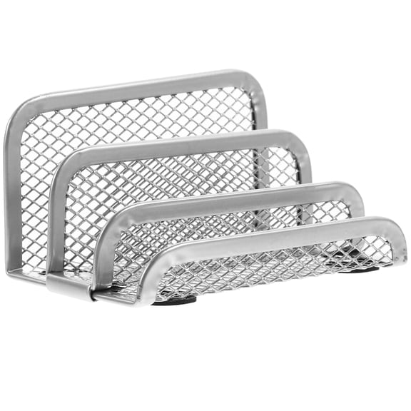 MERRYHAPY Metal File Sorter Desk Organizer, Modern Office Supply Holder for Home and Work Desk, 1 Piece Set